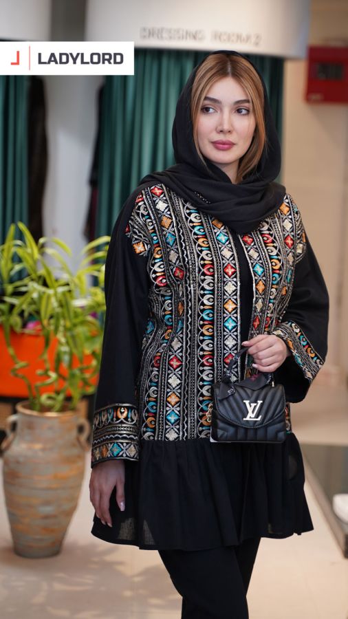 برای بزرگنمایی تصویر دوبار کلیک نمایید مانتو زنانه عروسکی طرح وانیا